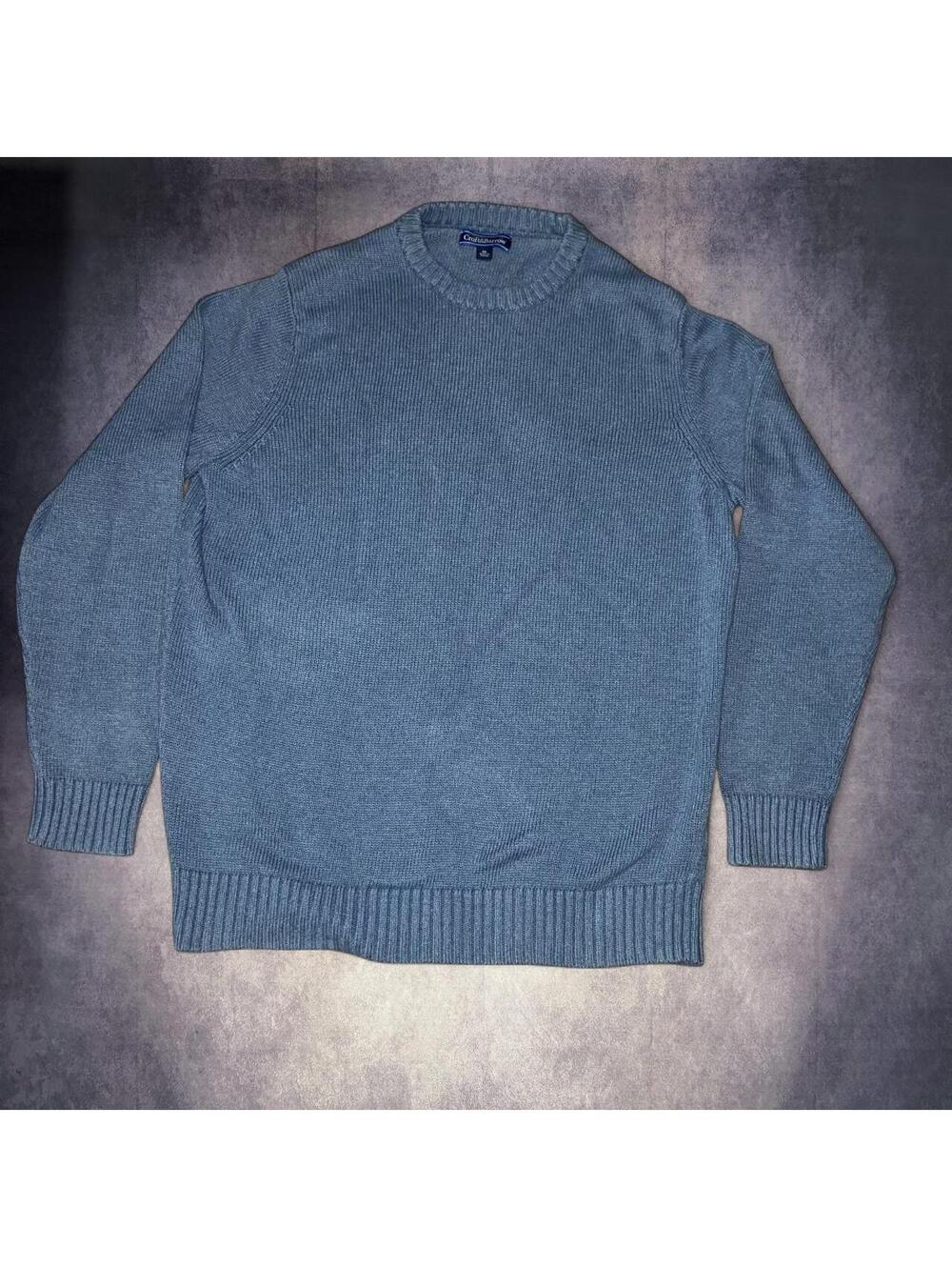 Croft & Barrow Blue Knit Sweater